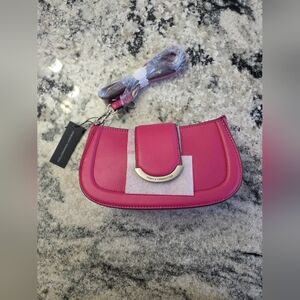 French Connection Maud Smooth Baguette Shoulder Bag. NEW!